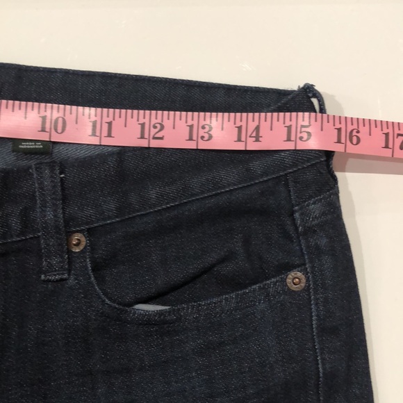 J CREW women’s toothpick mid-rise jeans, dark wash - Picture 5 of 7